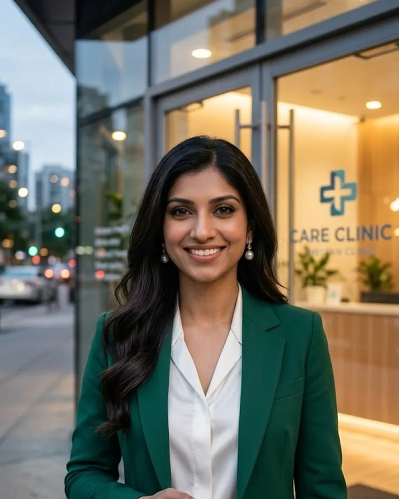 Simran, the Lead Rescue AI receptionist, answers clinic WhatsApp messages around the clock